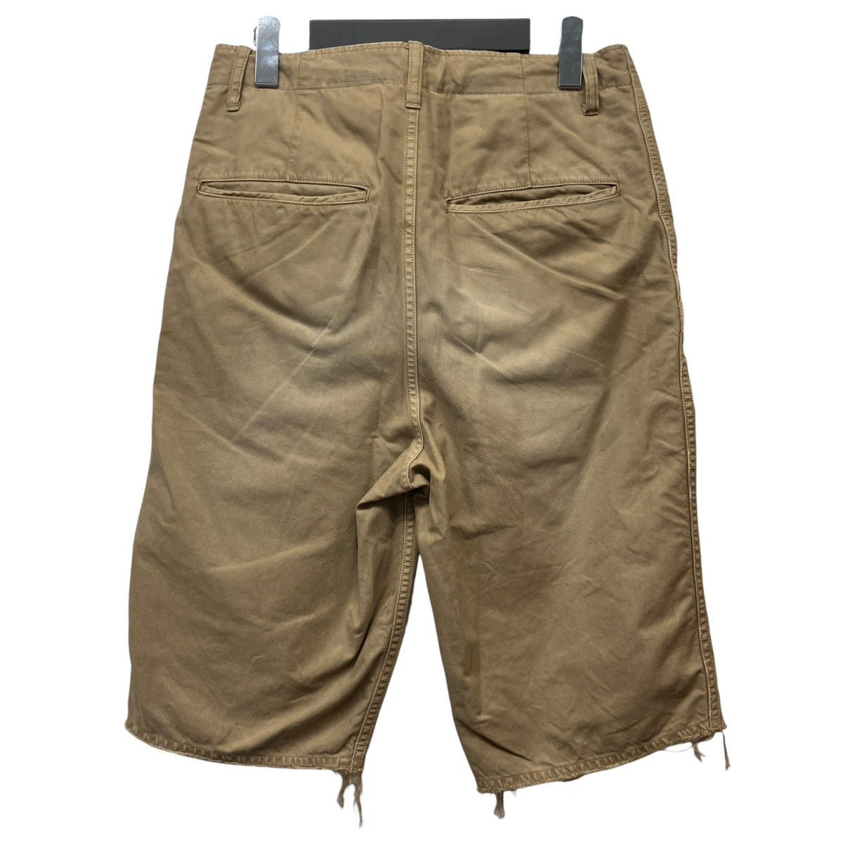 26SSBROADER CHINO SHORTS CRASHガーメントダイカットオフショーツ0126105008008