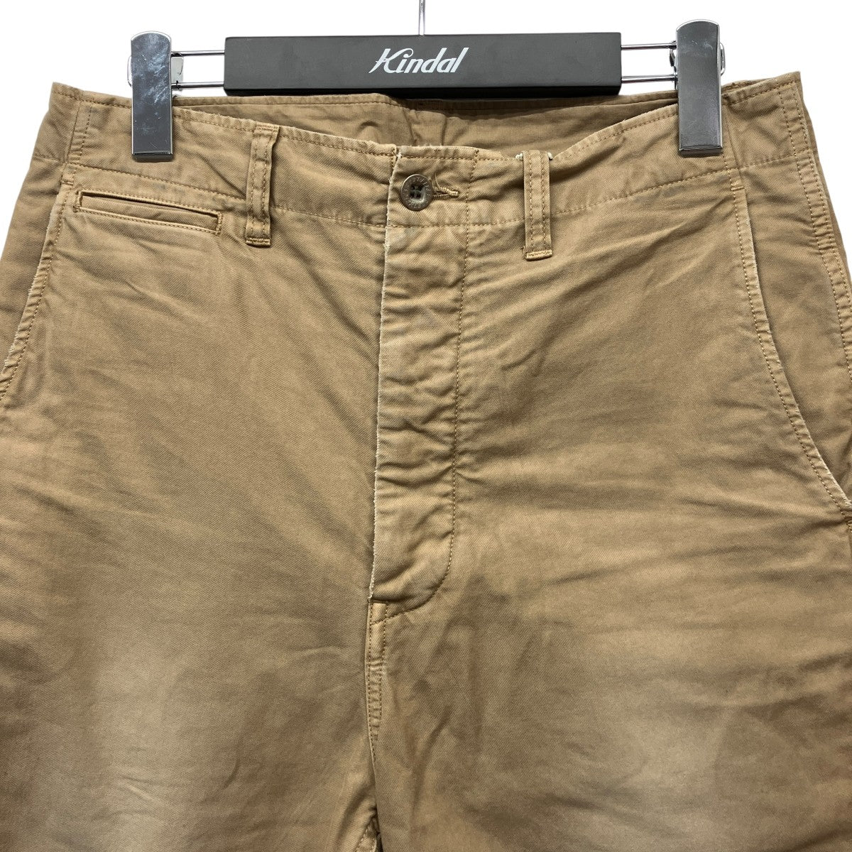 26SSBROADER CHINO SHORTS CRASHガーメントダイカットオフショーツ0126105008008