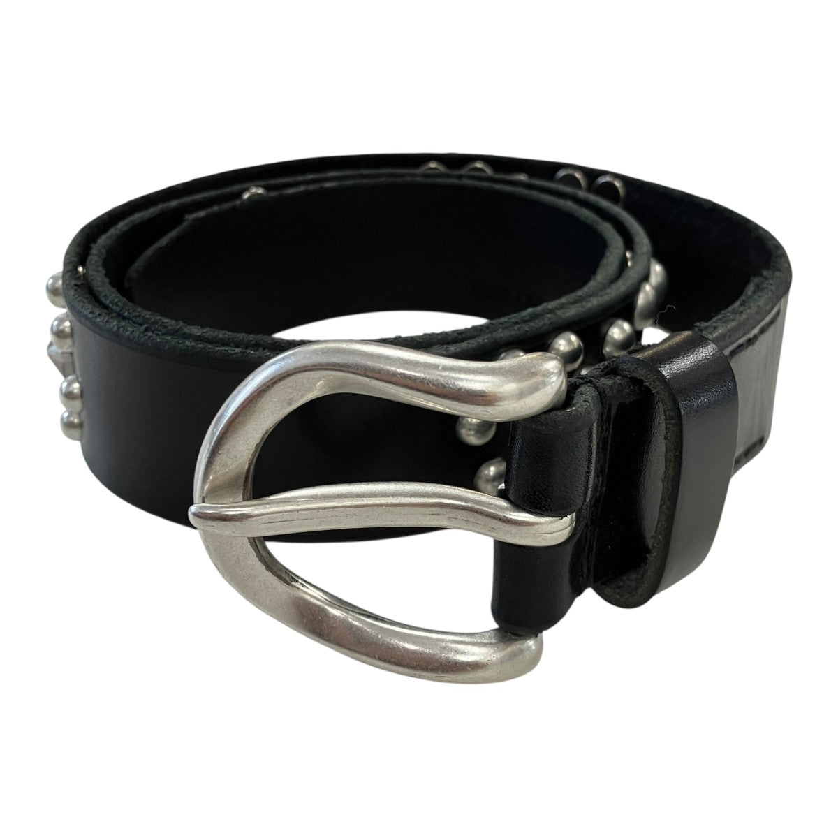 STAR FALL BELTスタースタッズレザーベルトA4228SB80