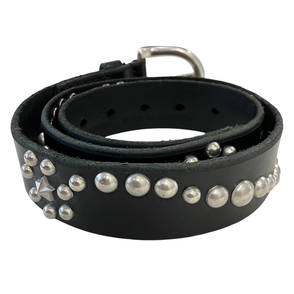 STAR FALL BELTスタースタッズレザーベルトA4228SB80