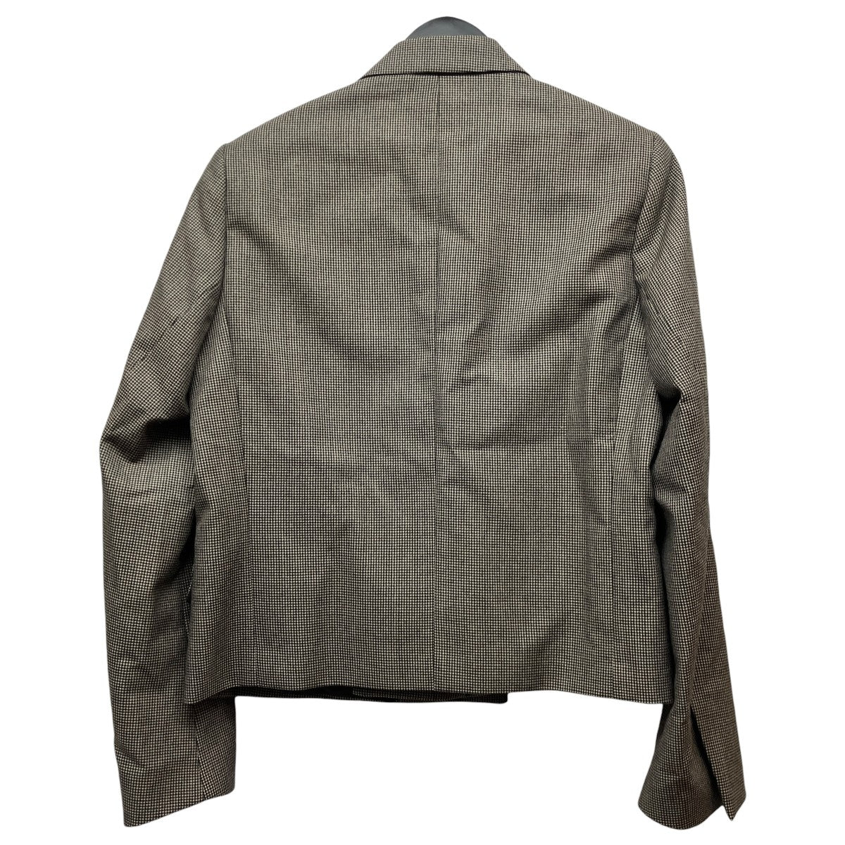 DRIES VAN NOTEN クロップドチェックテーラードジャケット 古着・中古-2枚目のアイテム画像