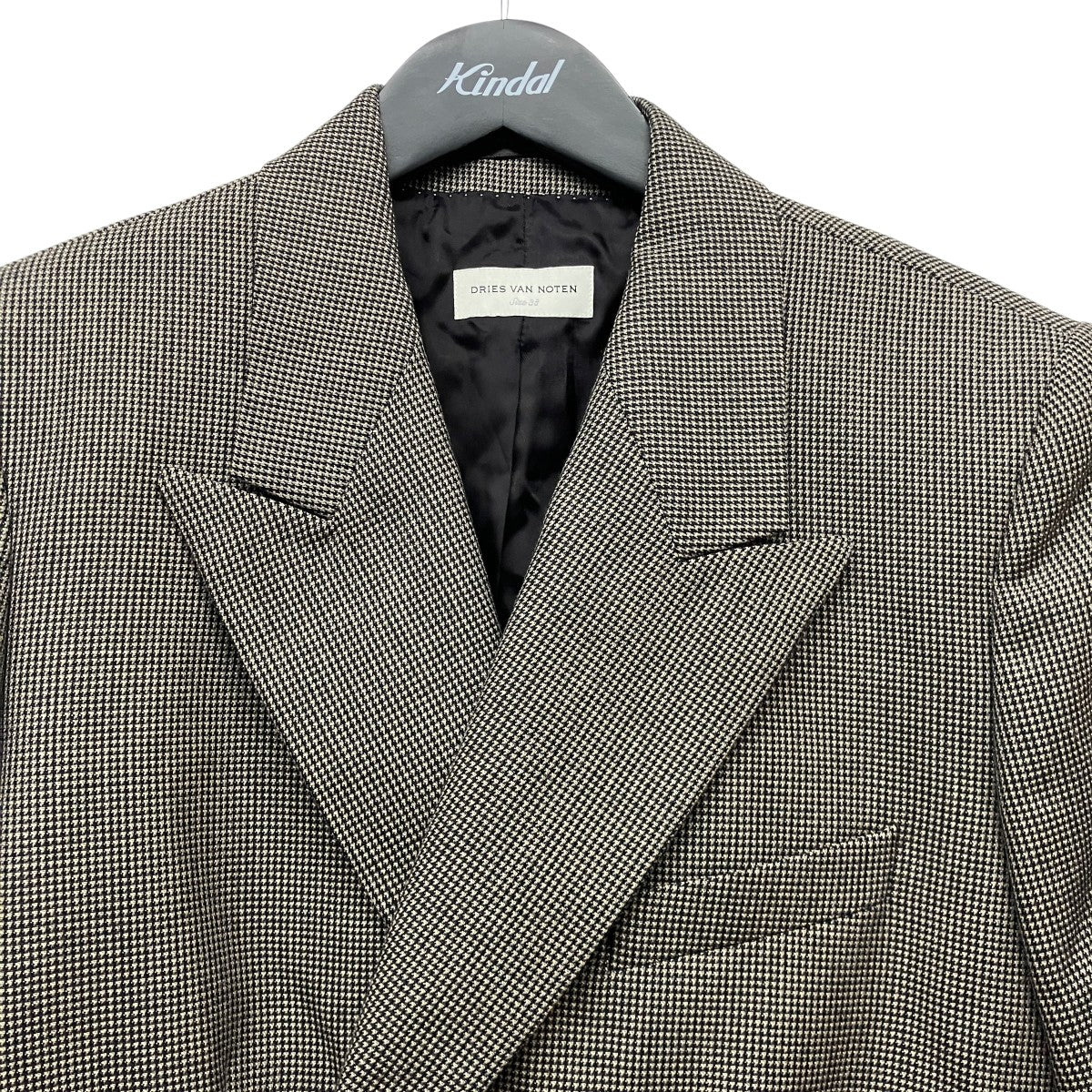DRIES VAN NOTEN(ドリスヴァンノッテン) クロップドチェックテーラード