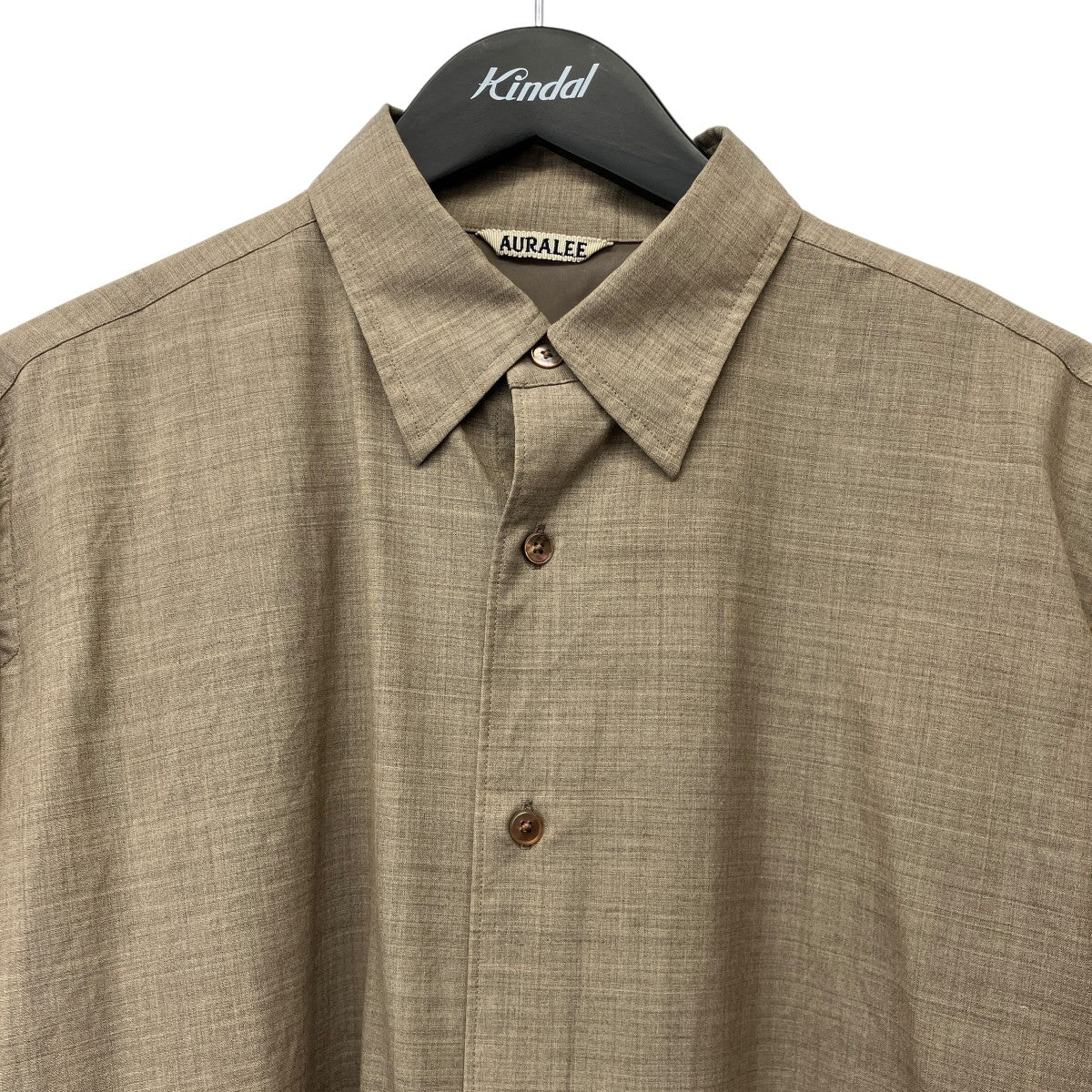 25SSSUPER FINE TROPICAL WOOL SHIRTウールトロピカルシャツA25SS01WT