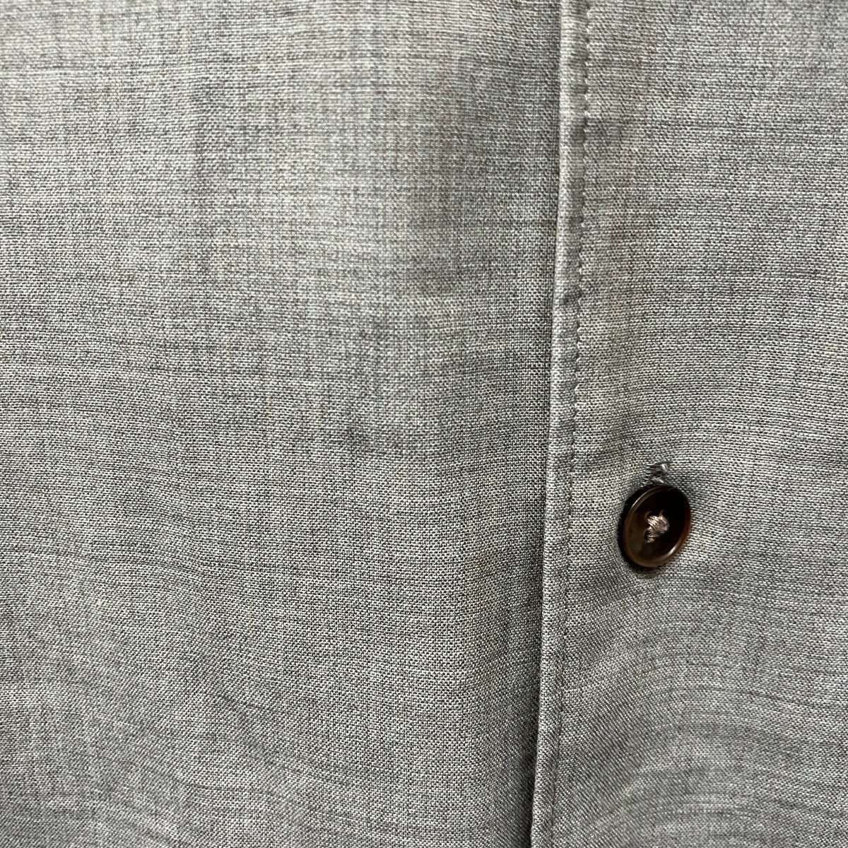 25SSSUPER FINE TROPICAL WOOL SHIRTウールトロピカルシャツA25SS01WT