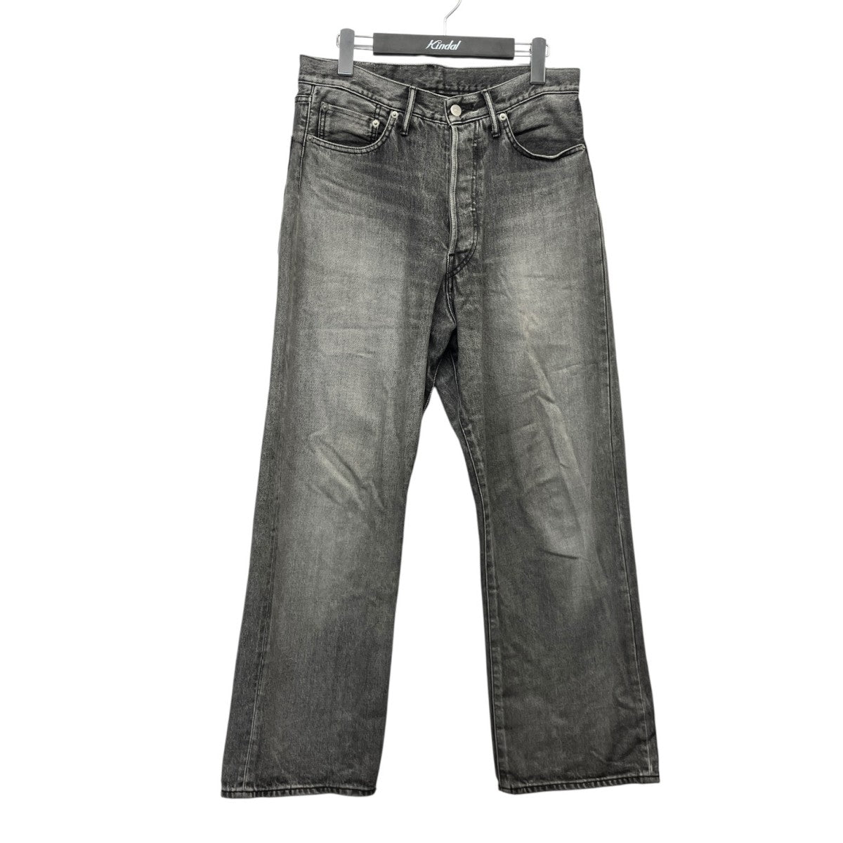 Selvage Denim Five Pocket Wide Straight PantsワイドデニムパンツGU251-40184LB