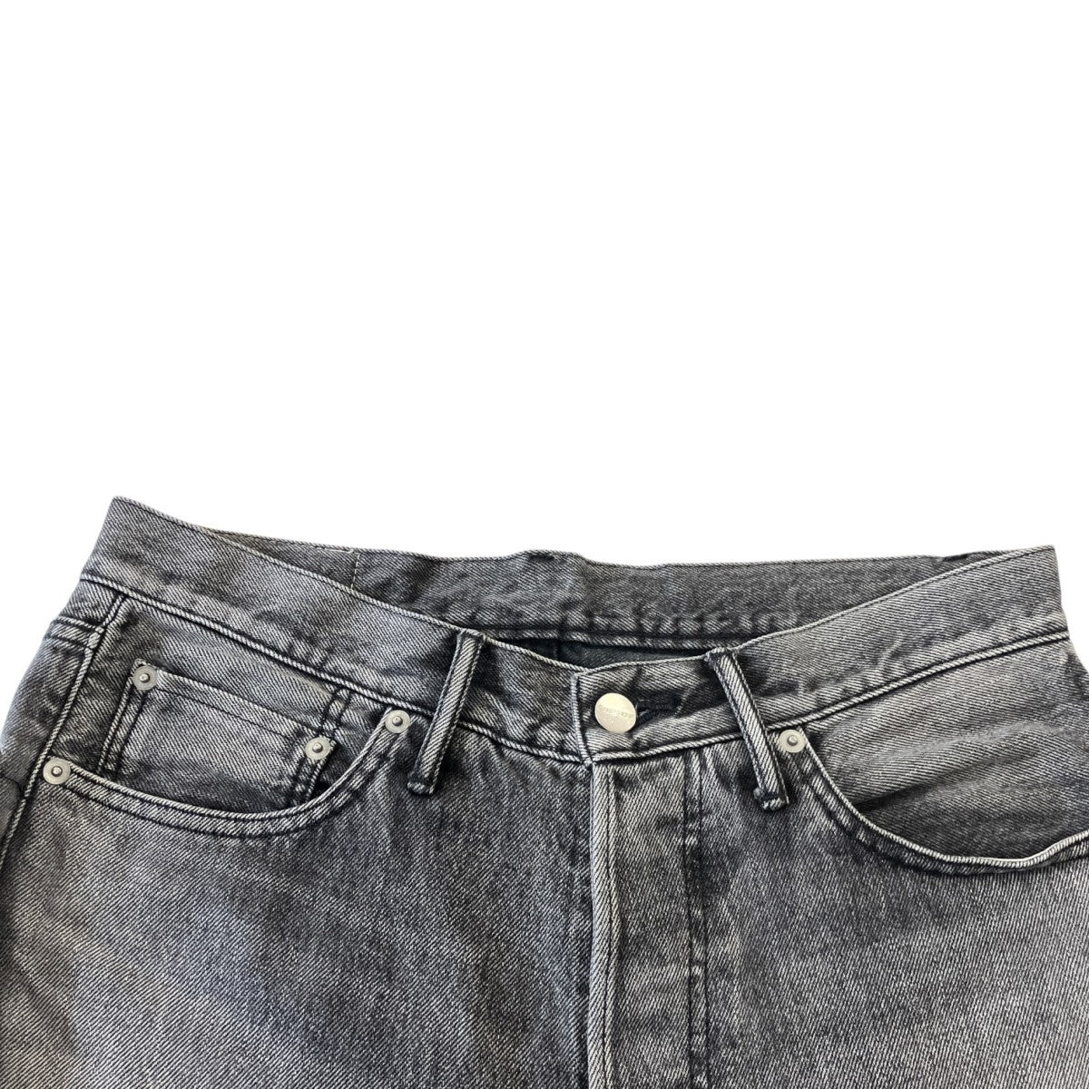 Selvage Denim Five Pocket Wide Straight PantsワイドデニムパンツGU251-40184LB