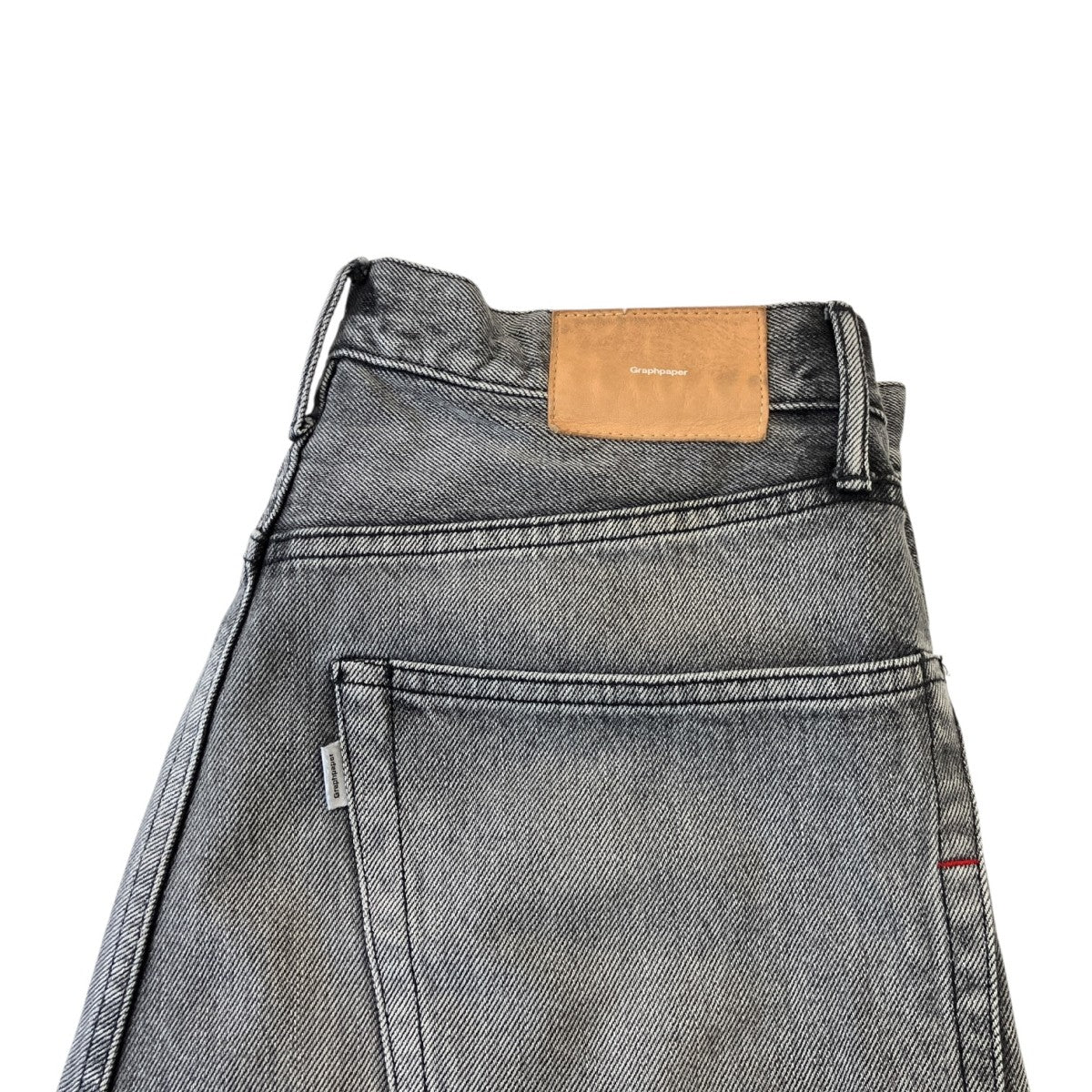 Selvage Denim Five Pocket Wide Straight PantsワイドデニムパンツGU251-40184LB