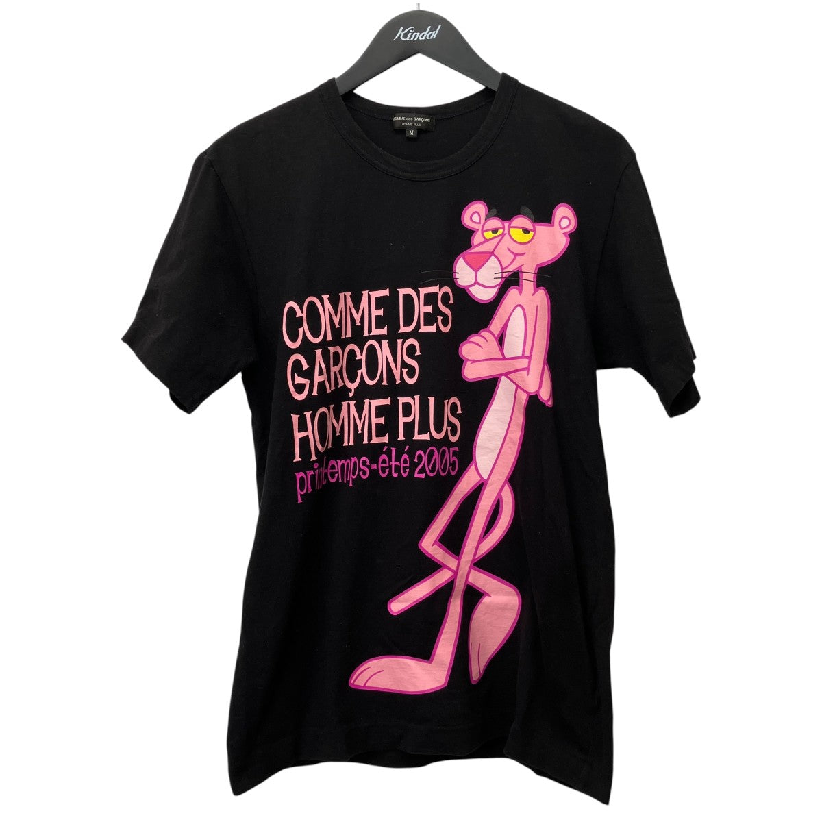 COMME des GARCONS HOMME PLUS 05SSPINK PANTHER T-ShirtプリントTシャツPO-T066 古着・中古-1枚目のアイテム画像