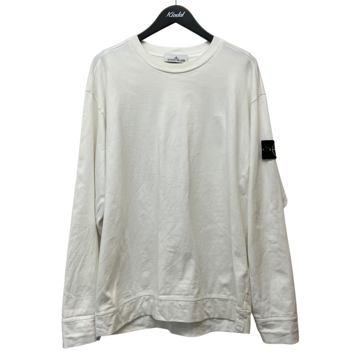 STONE ISLAND ガーメントダイロゴパッチスウェット791563750 古着・中古-1枚目のアイテム画像