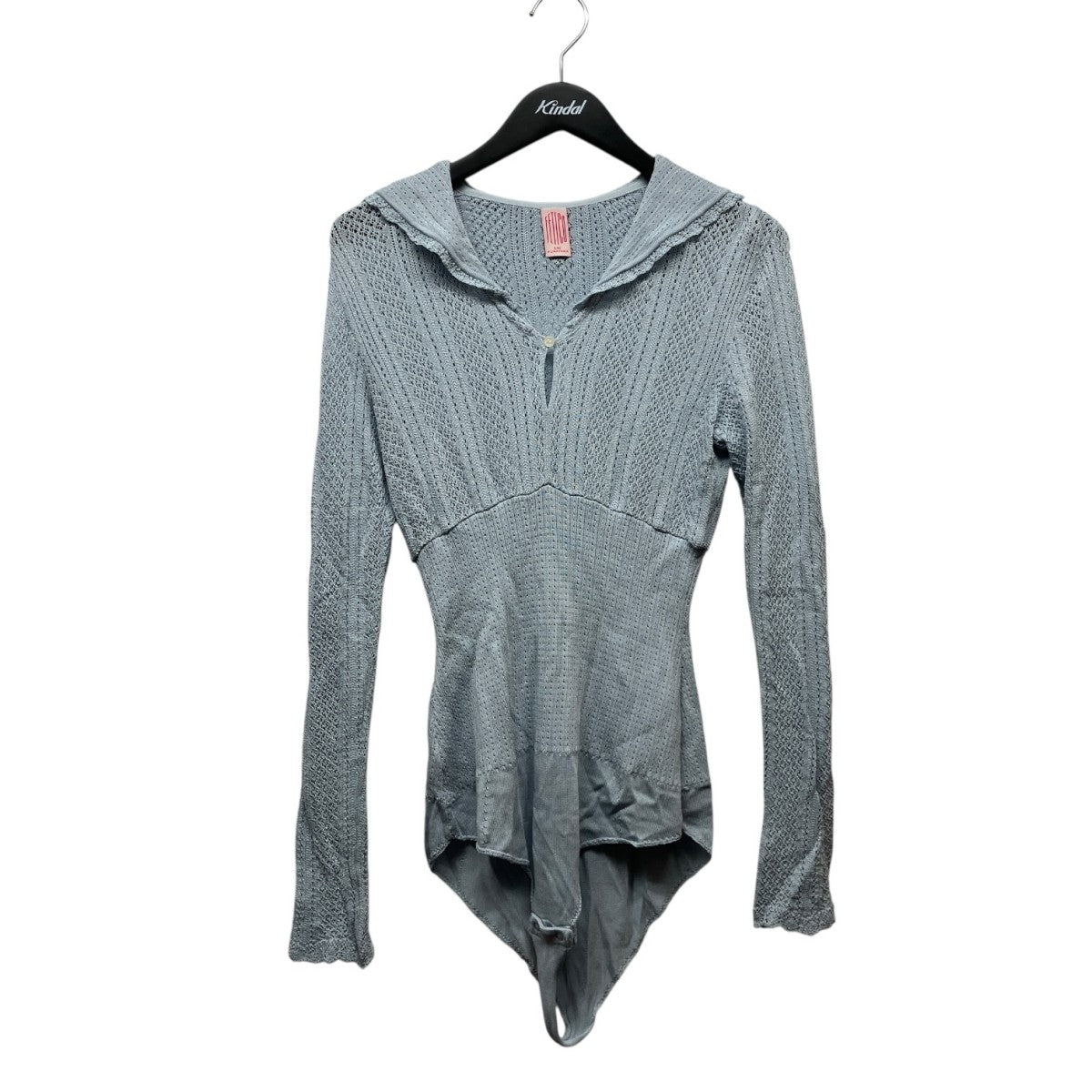 FETICO 25SSLACE KNIT SAILOR COLLAR BODYSUITレースニットセーラーカラーボディースーツFTC252―0702 古着・中古-1枚目のアイテム画像