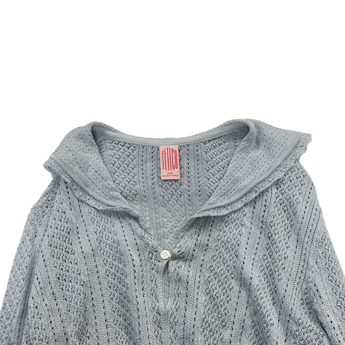FETICO 25SSLACE KNIT SAILOR COLLAR BODYSUITレースニットセーラーカラーボディースーツFTC252―0702 古着・中古-3枚目のアイテム画像