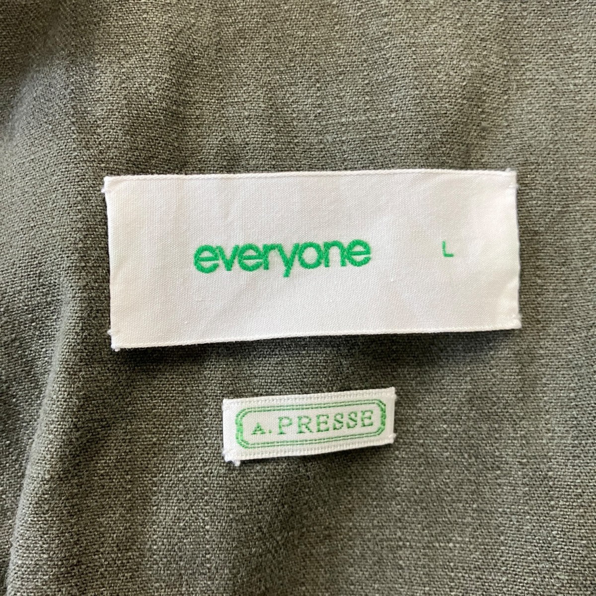 everyone×A．PRESSE 25AWウールフランネルイージースラックスパンツEV25-PT48 古着・中古-5枚目のアイテム画像