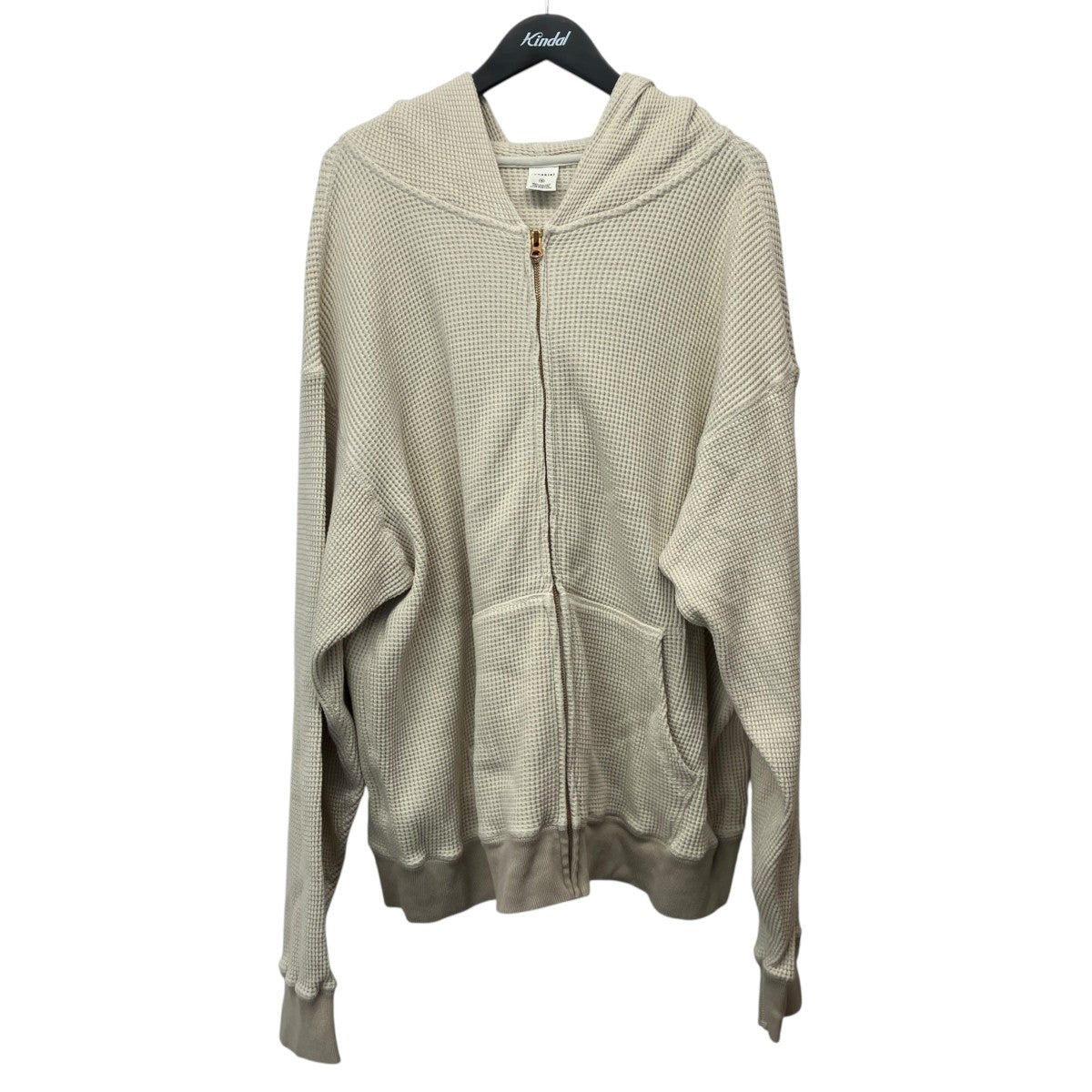 FADED WAFFLE FULL ZIP HOODIEワッフルジップアップパーカー