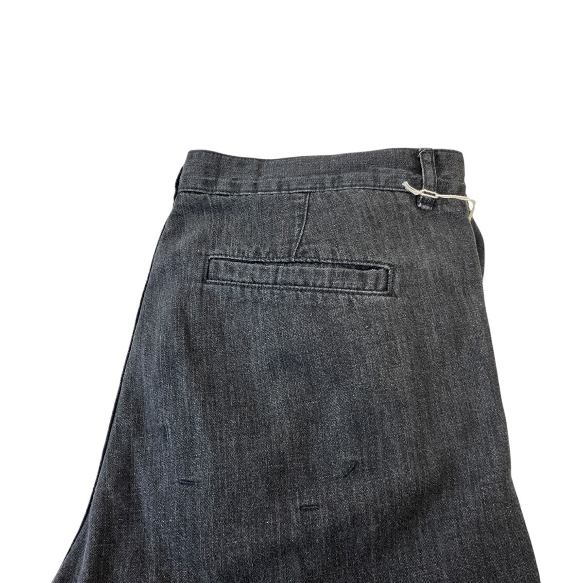 26SSTOFU BROTHER STONEコットンリネンデニムトラウザーズパンツNK0314D15