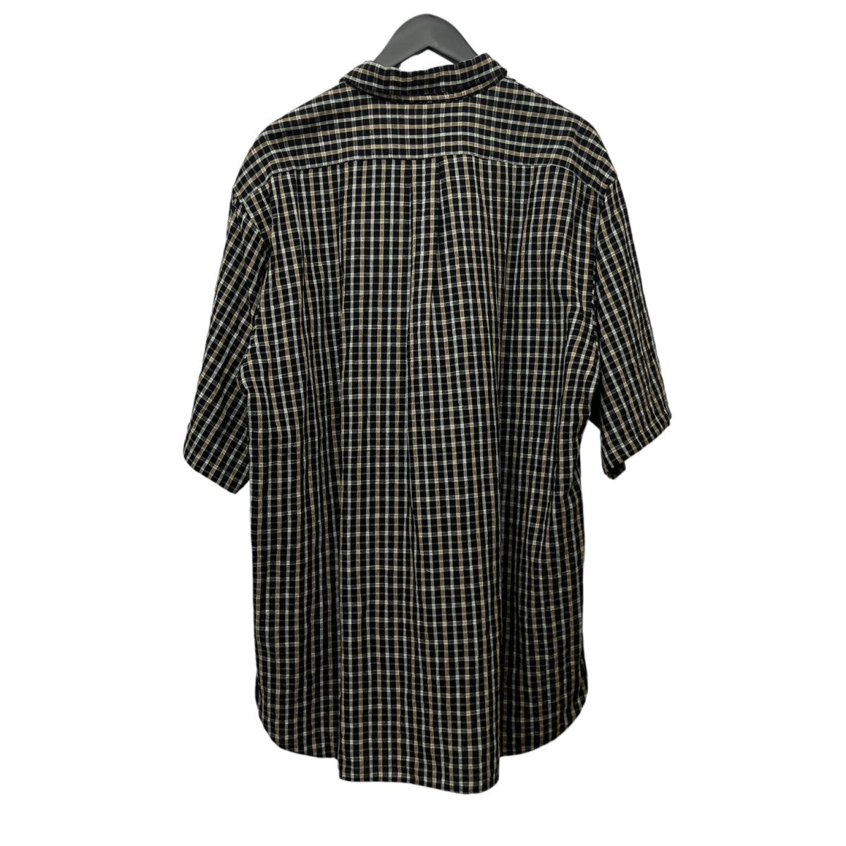 W L CHECKED SKIPPER SHIRTチェックハーフスリーブシャツULSH47-HA158