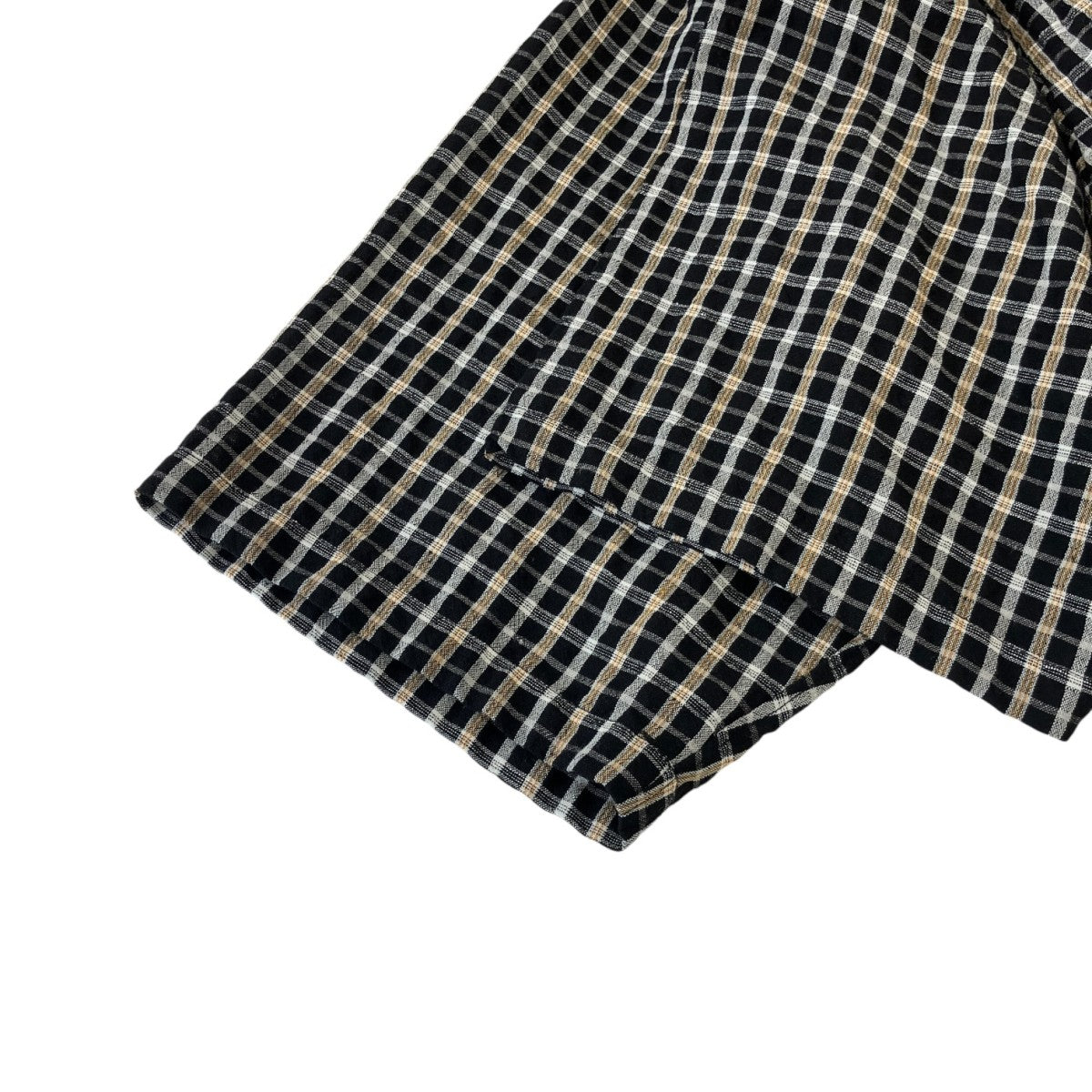 W L CHECKED SKIPPER SHIRTチェックハーフスリーブシャツULSH47-HA158