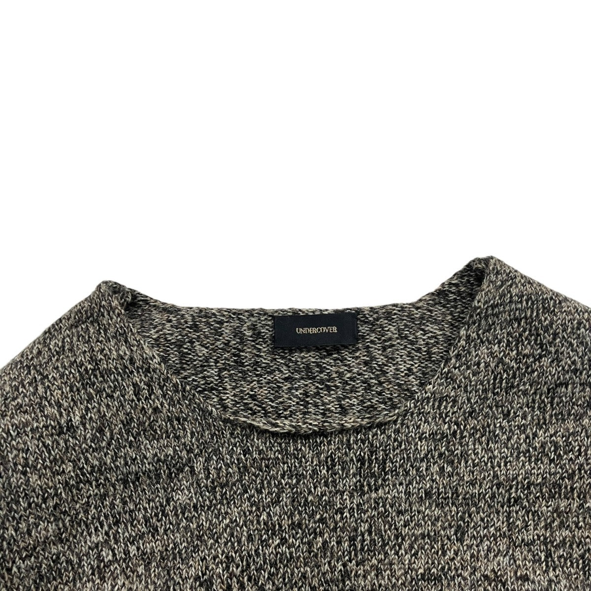 17AWロングウールクルーネックニットUCT4909-12