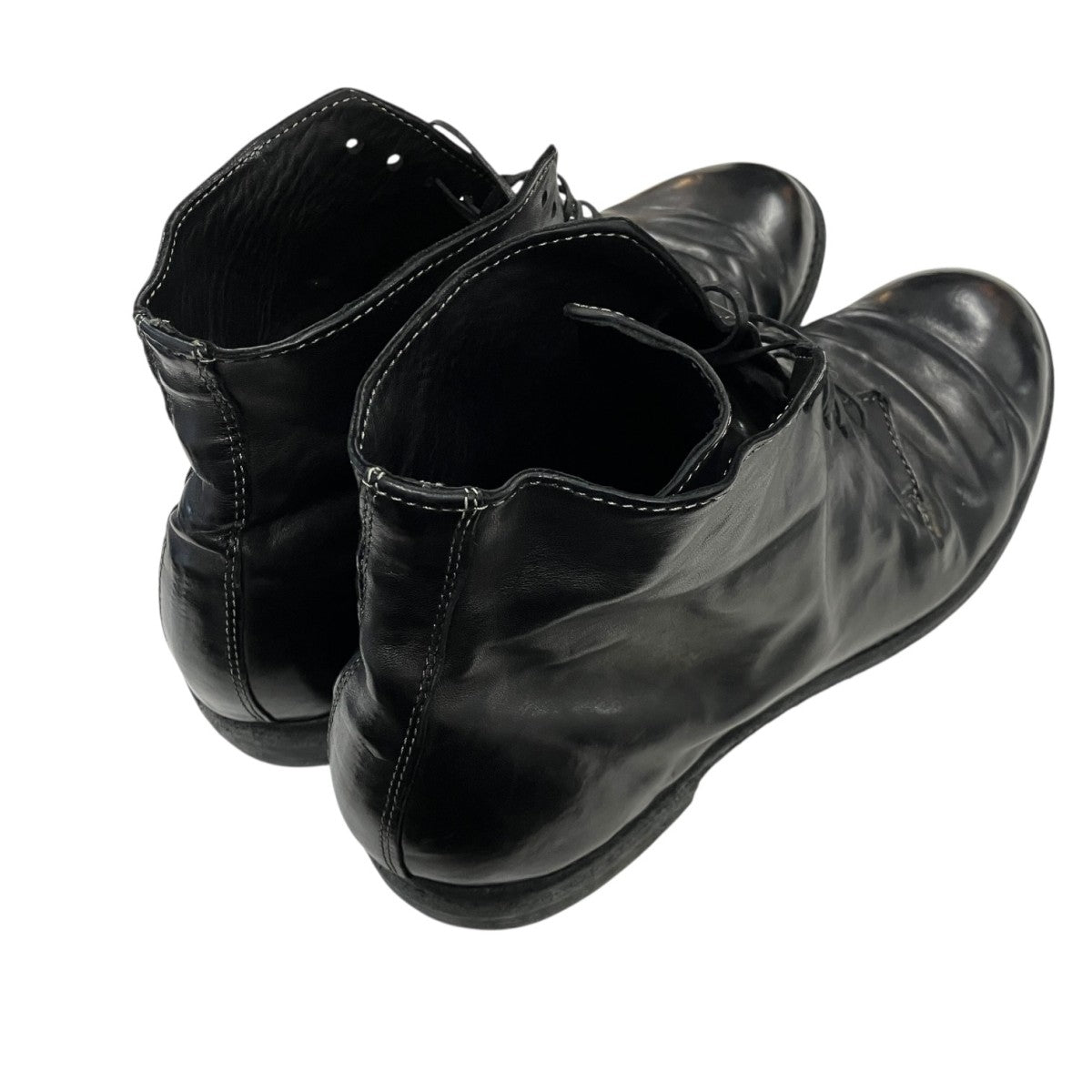 GUIDI ホースレザーレースアップブーツ 古着・中古-3枚目のアイテム画像