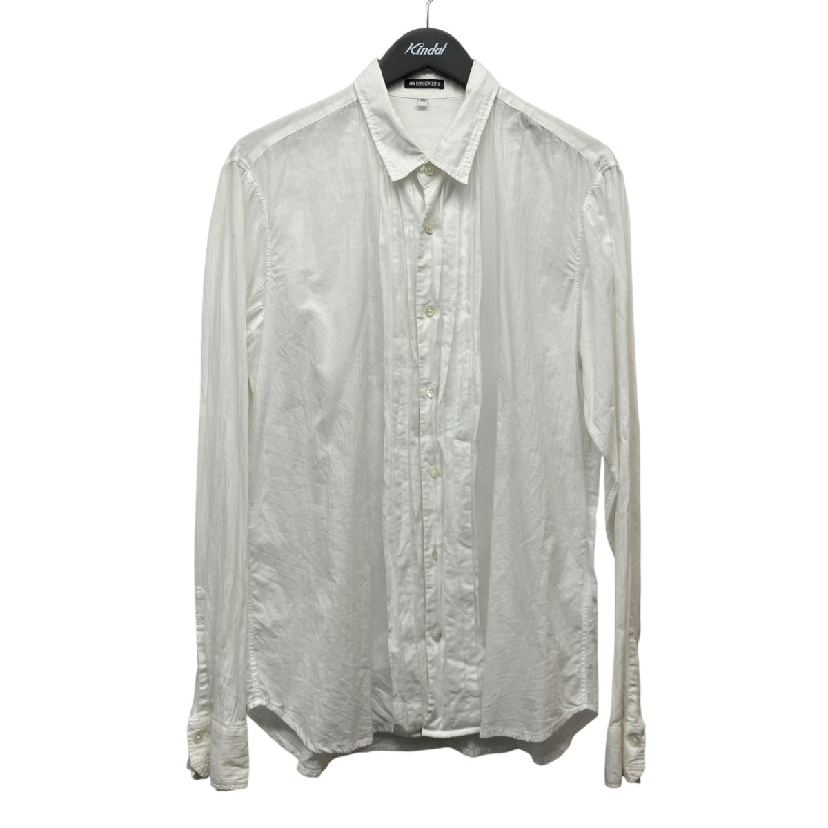 ANN DEMEULEMEESTER レースレギュラーカラーシャツ 古着・中古-1枚目のアイテム画像