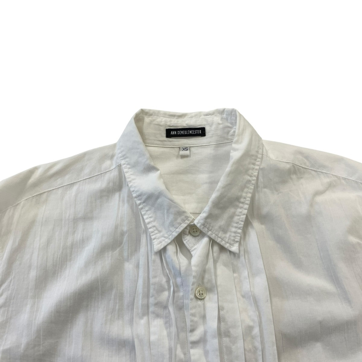 ANN DEMEULEMEESTER レースレギュラーカラーシャツ 古着・中古-3枚目のアイテム画像