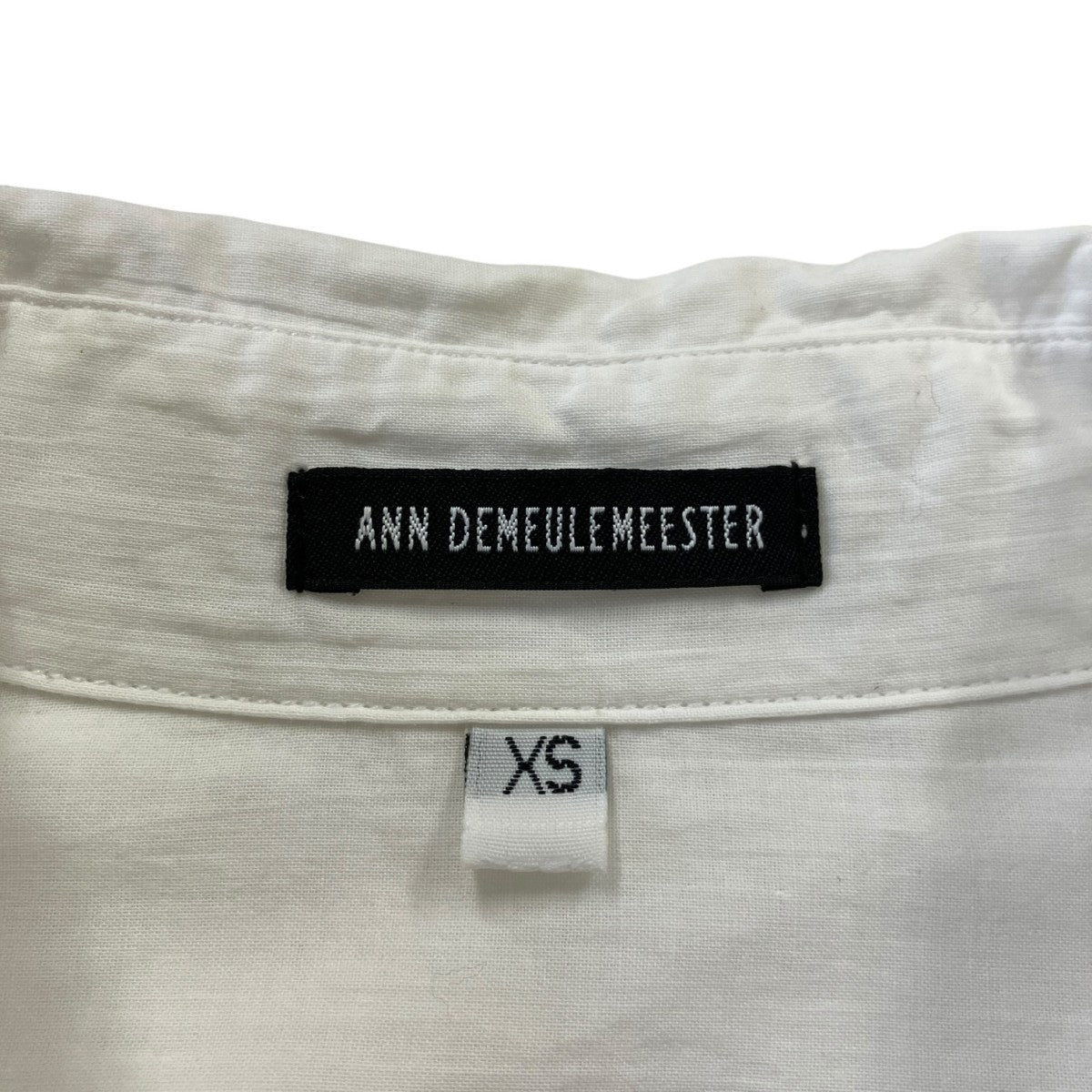 ANN DEMEULEMEESTER レースレギュラーカラーシャツ 古着・中古-4枚目のアイテム画像