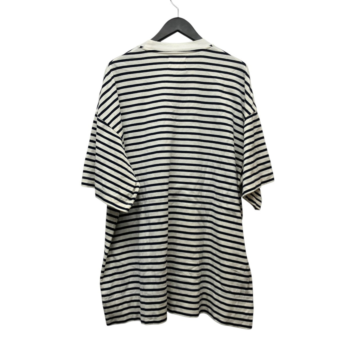 MARKAWARE BOX Tee SS ORGANIC COTTON BORDERボーダーニットTシャツA22B-01CS01B 古着・中古-2枚目のアイテム画像