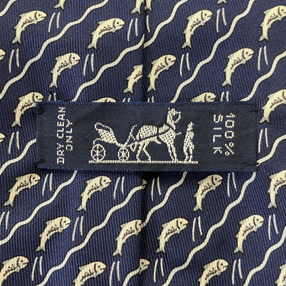 フィッシュシルクネクタイ