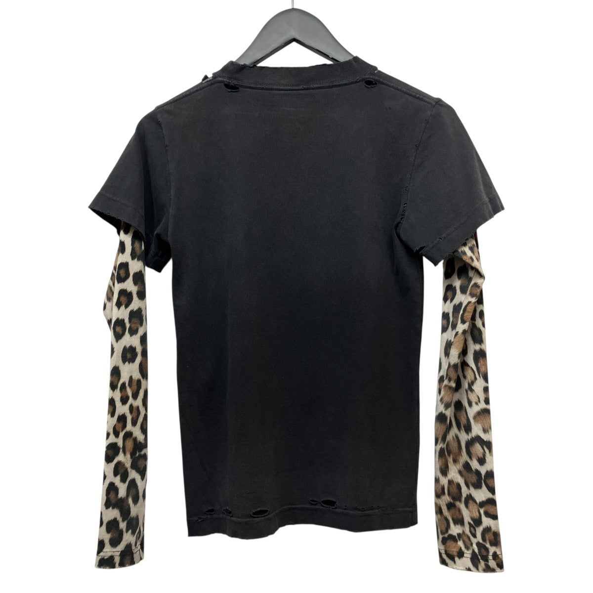 24SSPlanet Earth Double-Sleeve T-ShirtプリントレイヤードTシャツ809262 TRVC8