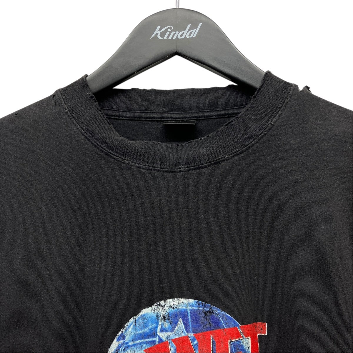 24SSPlanet Earth Double-Sleeve T-ShirtプリントレイヤードTシャツ809262 TRVC8
