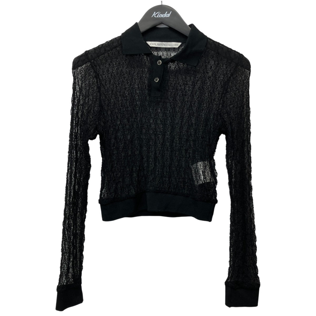 LACE POLO SHIRT長袖レースポロシャツ5D017-1024-06