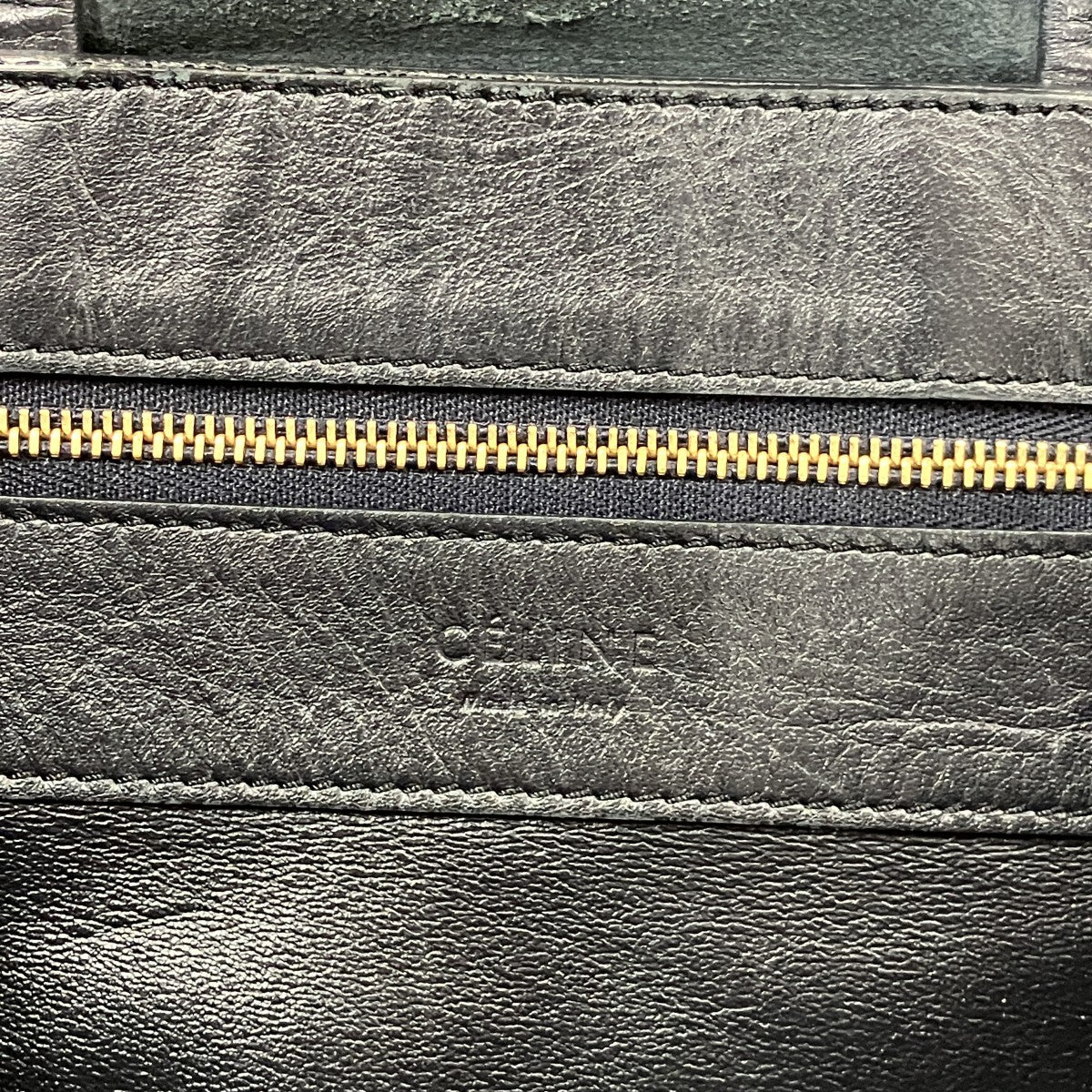 CELINE ホリゾンタルレザーハンドバッグ 古着・中古-6枚目のアイテム画像