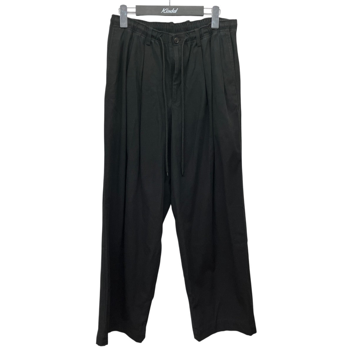 TRIPLE PLEATED EASY TROUSERS ORGANIC COTTON GABARDINEオーガニックパンツA24C03PT02C