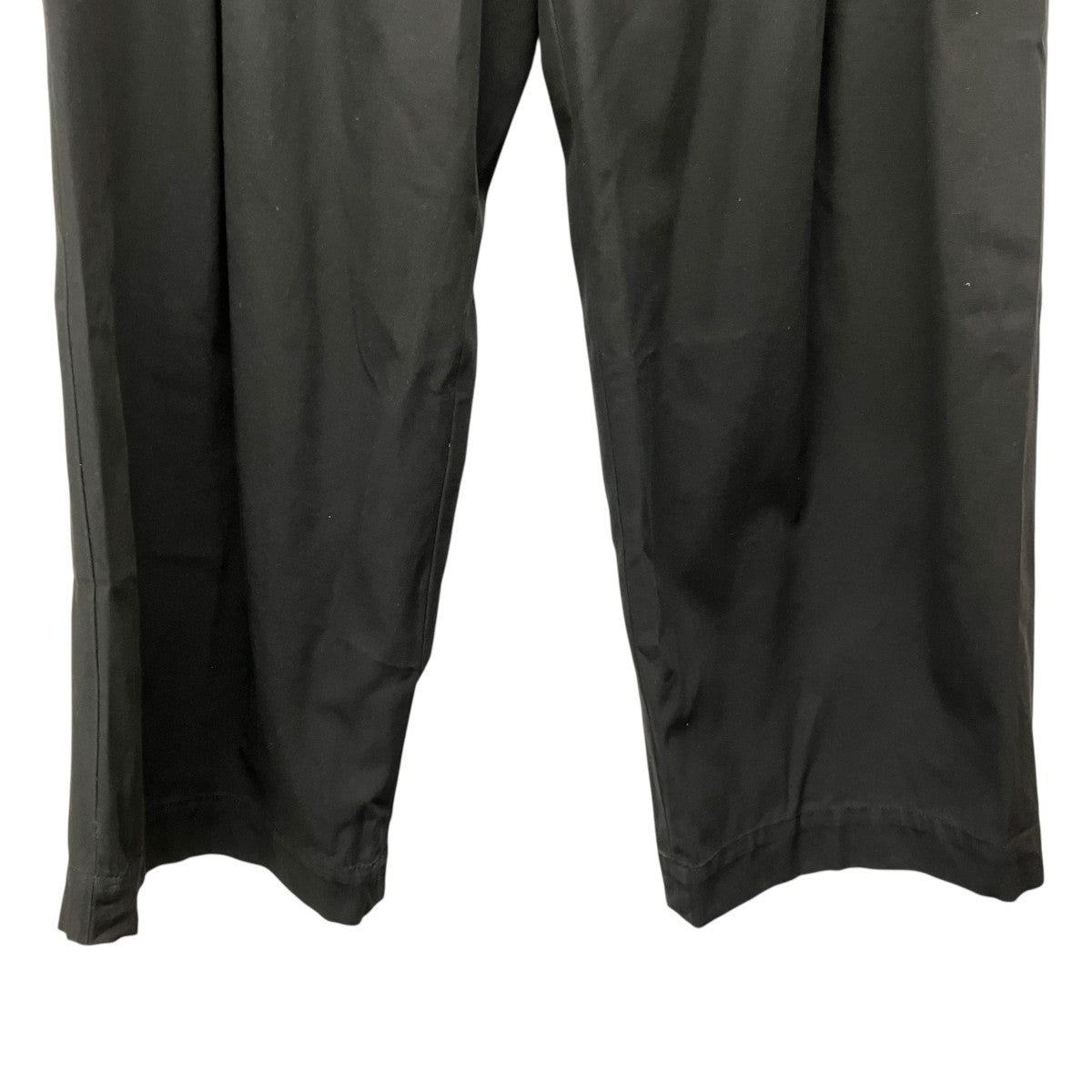 TRIPLE PLEATED EASY TROUSERS ORGANIC COTTON GABARDINEオーガニックパンツA24C03PT02C
