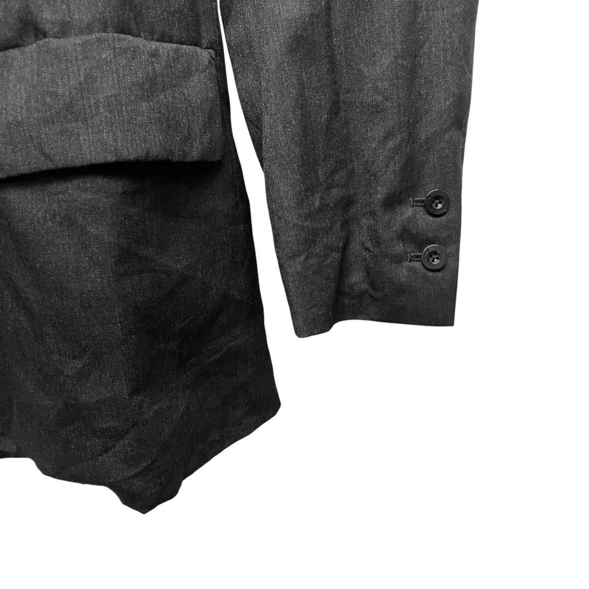MODIFIED SHAWL COLLAR JACKETウールギャバショールカラージャケットIH-25FW-J007
