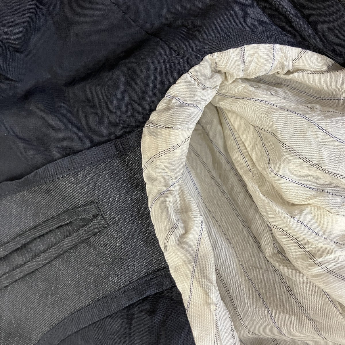 MODIFIED SHAWL COLLAR JACKETウールギャバショールカラージャケットIH-25FW-J007