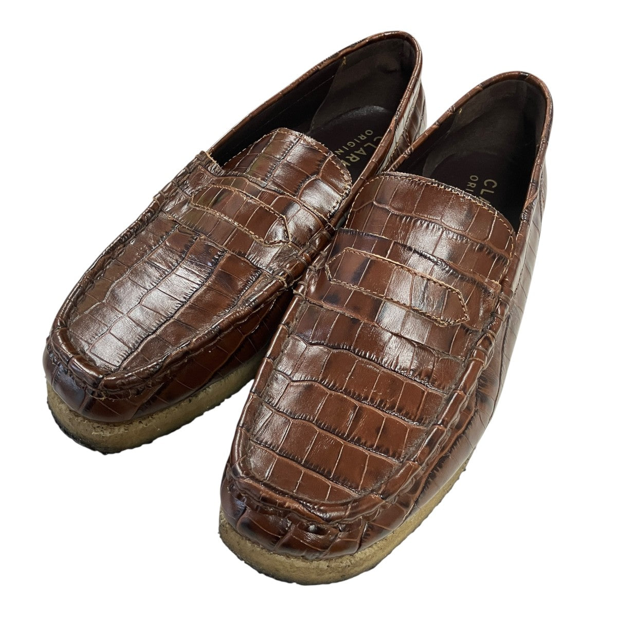 CLARKS ローカットローファー26174017 古着・中古-1枚目のアイテム画像