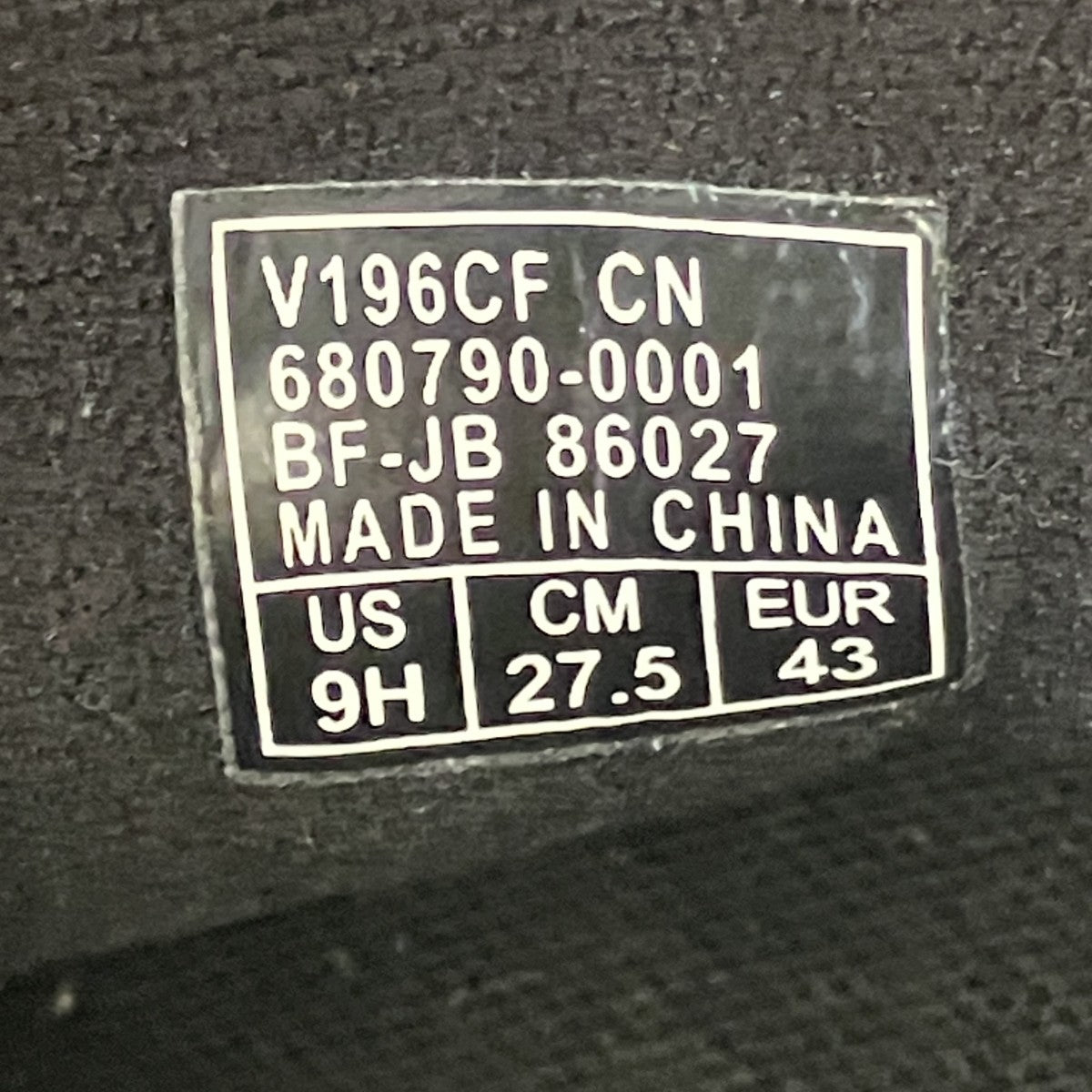 VANS LOAFERスウェードスニーカー680790-0001 古着・中古-6枚目のアイテム画像