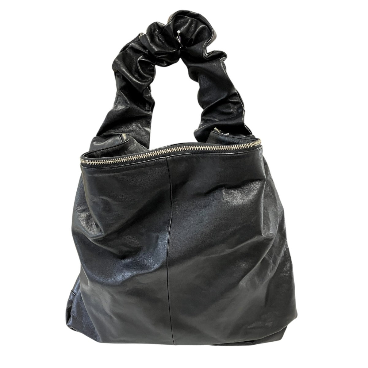 26AWGOAT LEATHER SHIRRING HANDLE SHOULDER BAGレザーショルダーバッグST.1674