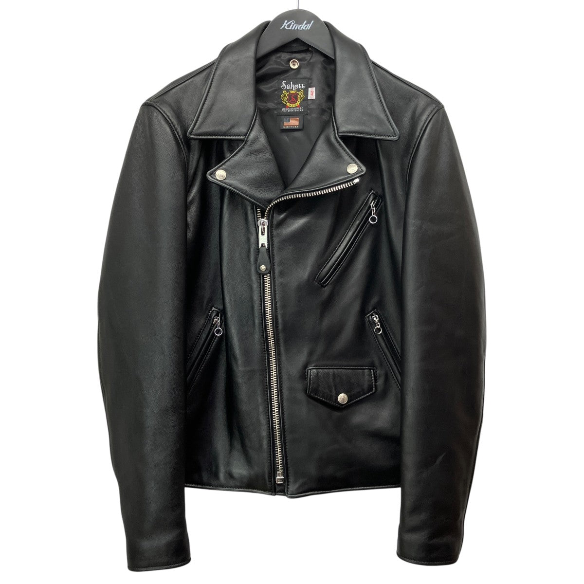 228US LAMB RIDERS JACKETラムレザーダブルライダース7823950089