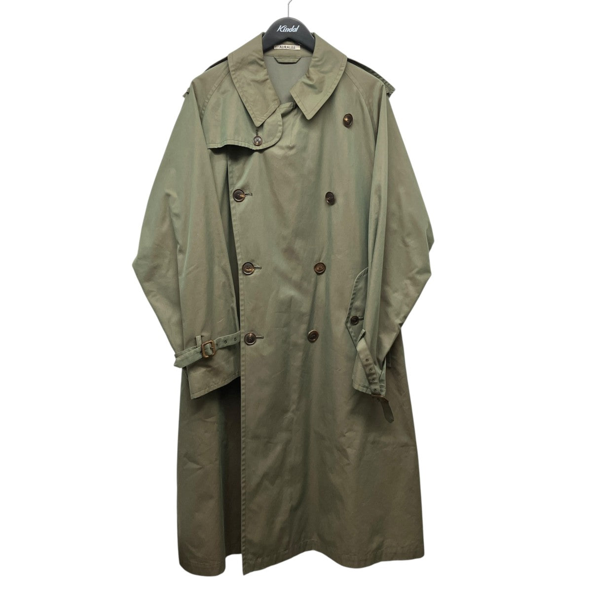 18AWFINX CHAMBRAY BIG TRENCH COATフィンクス シャンブレー ビッグトレンチコートA8AC01CG