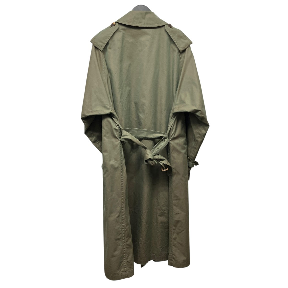 18AWFINX CHAMBRAY BIG TRENCH COATフィンクス シャンブレー ビッグトレンチコートA8AC01CG