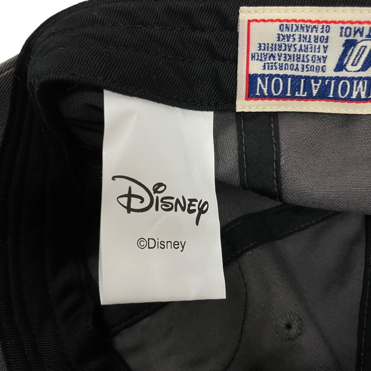 26AWDSNY CAP MICKEYクラッシュ加工アイコンワッペンキャップSM-MK1-0000-C91