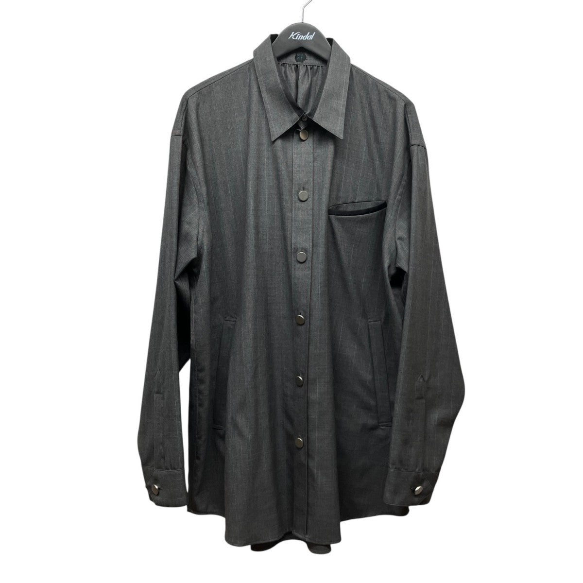 OFFICE SHIRTSウールストライプシャツO008006SH