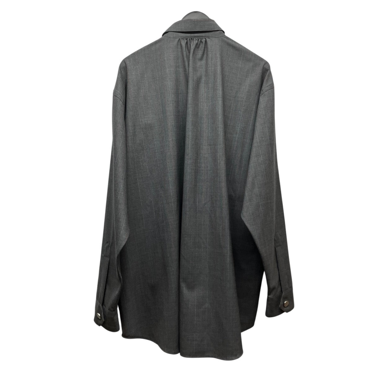 OFFICE SHIRTSウールストライプシャツO008006SH
