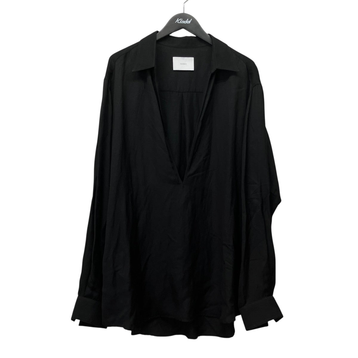 VIS LI TWILL OVERSIZED SKIPPER SHIRTレーヨンスキッパーシャツST.1162