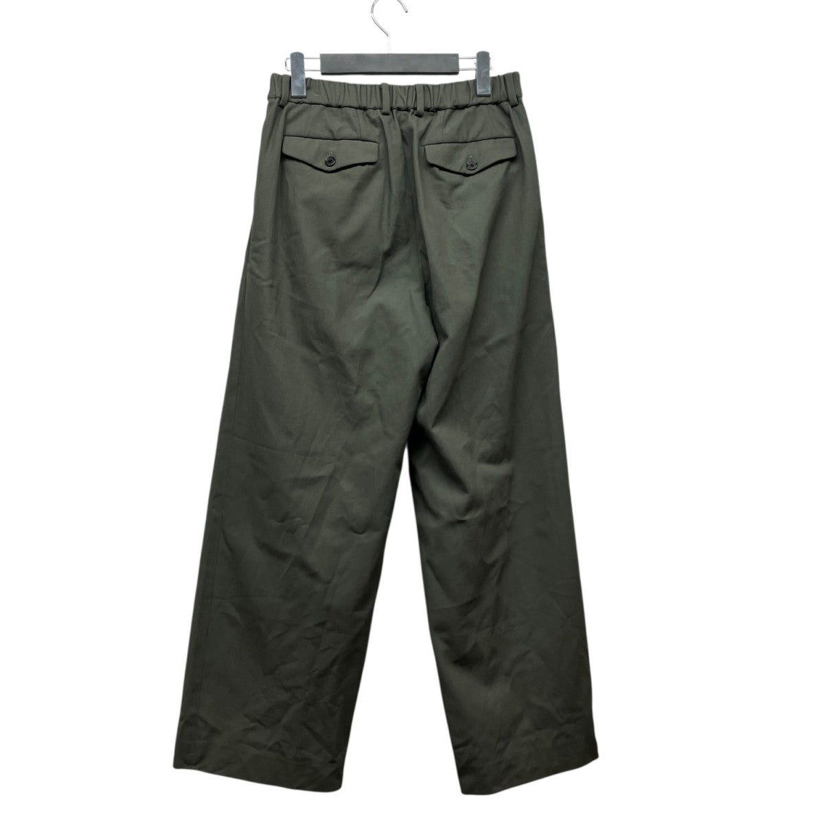 TRIPLE PLEATED WIDE TROUSERSオーガニックコットンワイドパンツA26A93PT03C