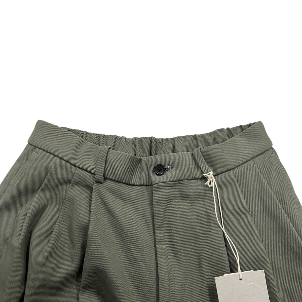 TRIPLE PLEATED WIDE TROUSERSオーガニックコットンワイドパンツA26A93PT03C