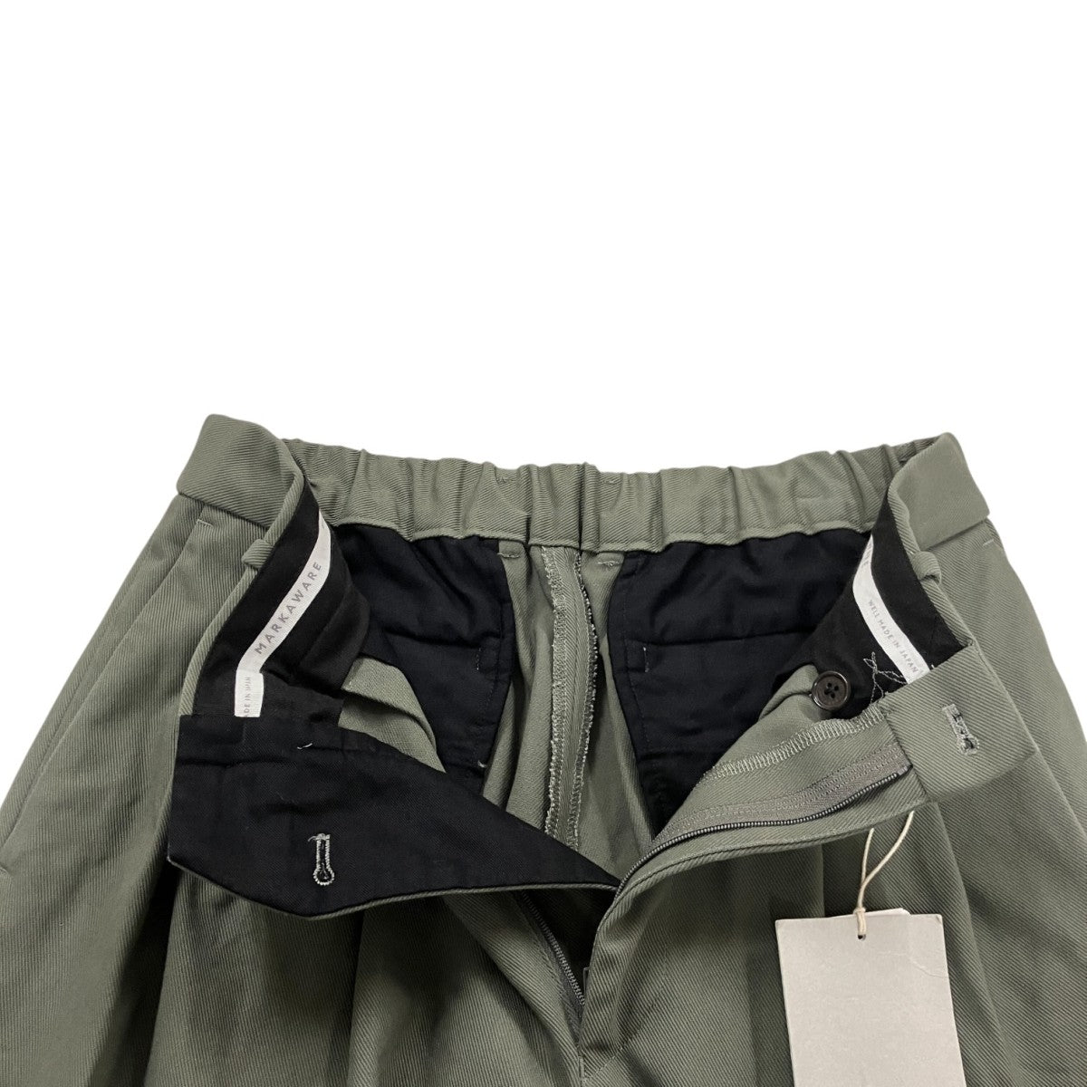 TRIPLE PLEATED WIDE TROUSERSオーガニックコットンワイドパンツA26A93PT03C