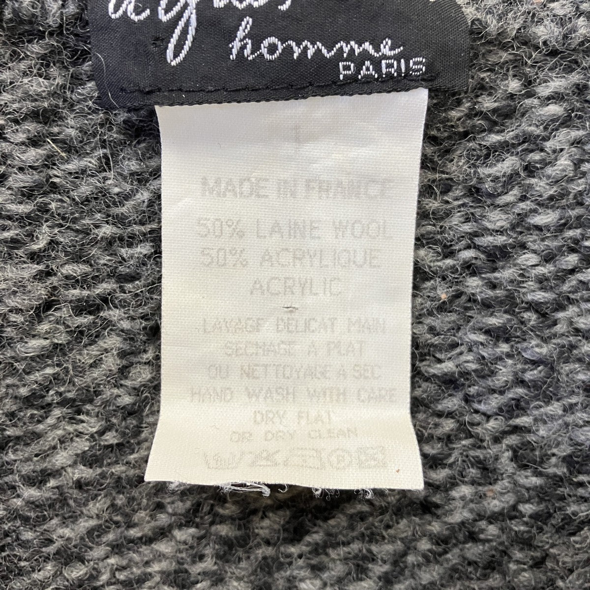 agnes b クルーネックニット074708 古着・中古-7枚目のアイテム画像