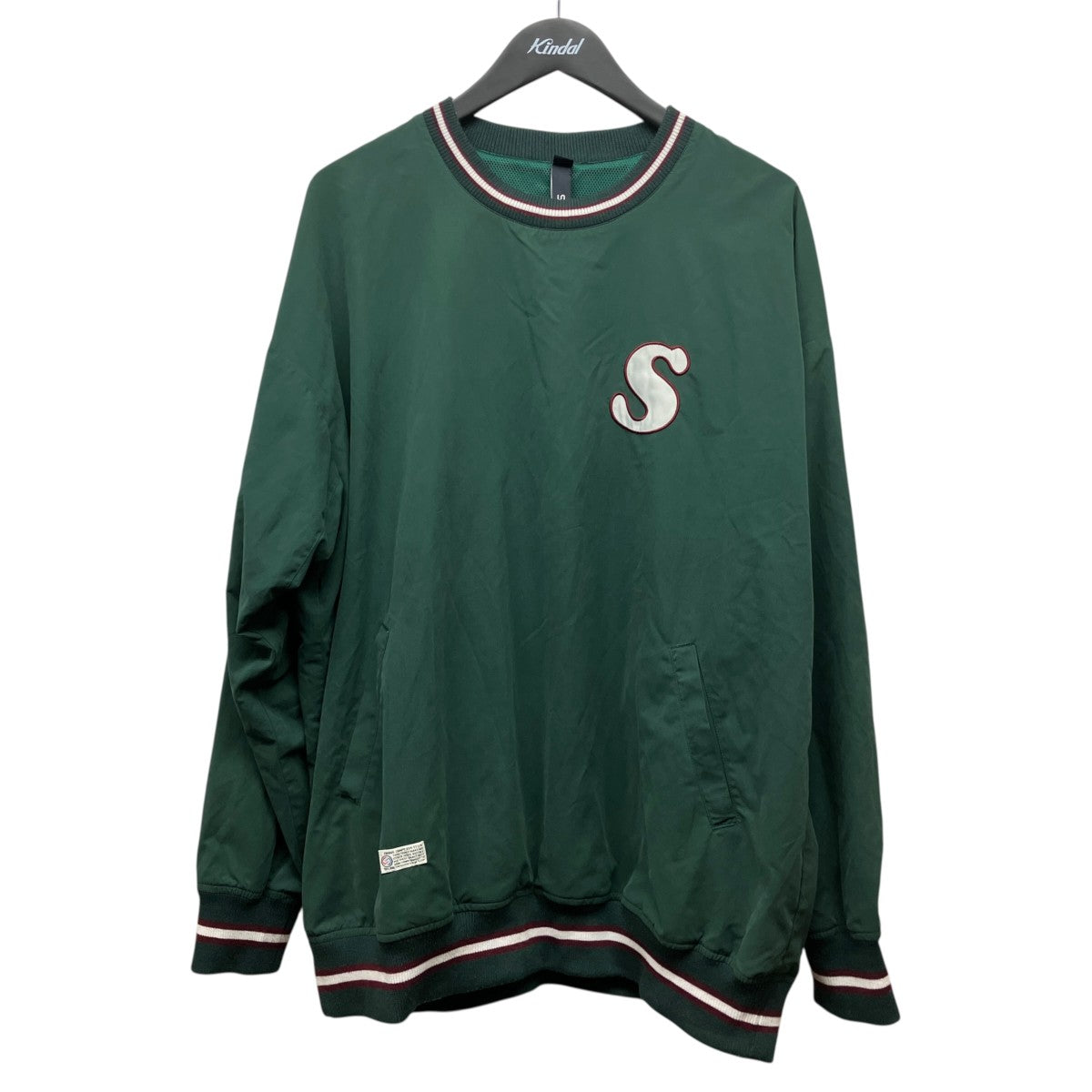 WOVEN CREWNECK SHIRTクルーネックシェルシャツ110224014005